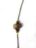 Vintage African trading beads with yellow accents