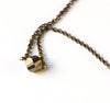 Lucky Elephant Necklace ~ Brass