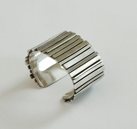 Gaffney Cuff Wide Silver